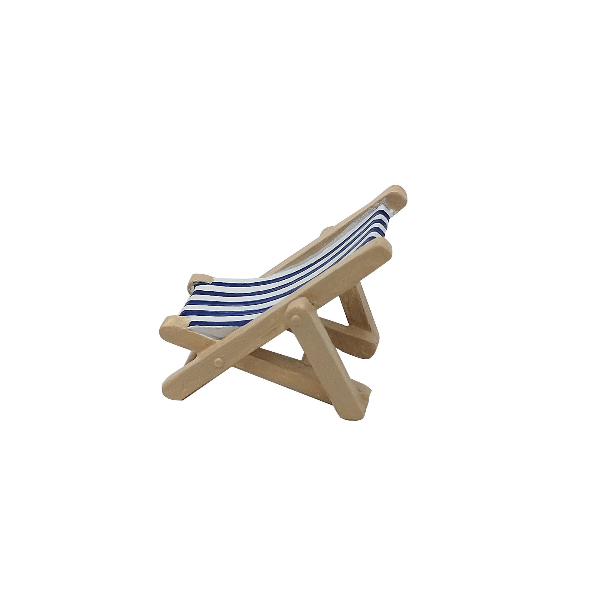 Mini Blue Striped Beach Chair by Ashland®